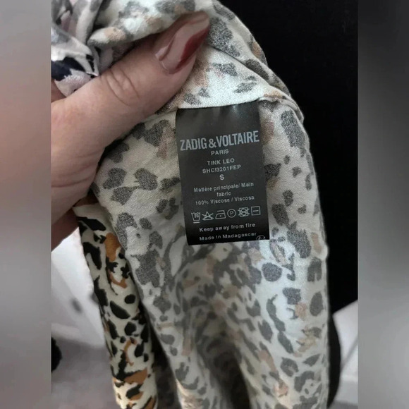 Zadig & Voltaire | Leopard Print Lounge Set | Size S - Picture 6 of 13